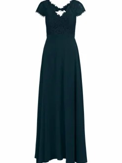 Kraimod Kleider*Damen Abendkleid petrol uni