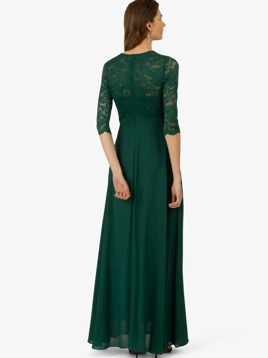 Kraimod Kleider*Damen Abendkleid grün uni