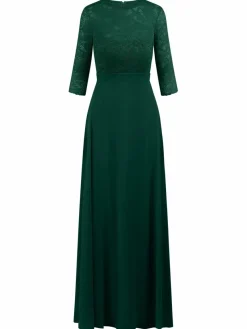 Kraimod Kleider*Damen Abendkleid grün uni