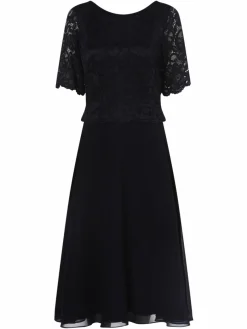 Vera Mont Kleider*Damen Abendkleid marine uni