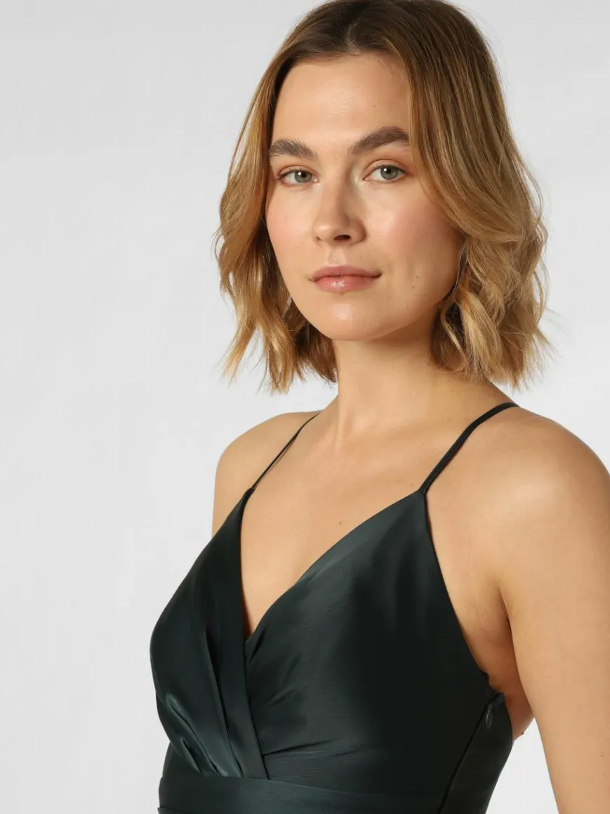 Marie Lund Kleider*Damen Abendkleid tanne uni