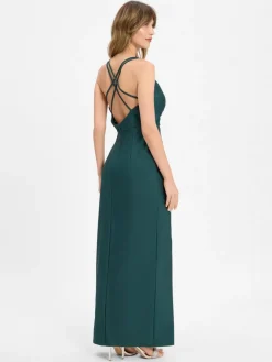 Suddenly Princess Kleider*Damen Abendkleid tanne uni