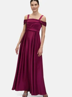 Vera Mont Kleider*Damen Abendkleid rot uni