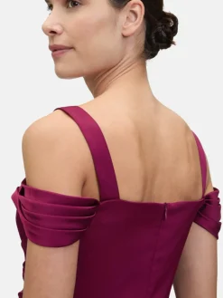 Vera Mont Kleider*Damen Abendkleid rot uni