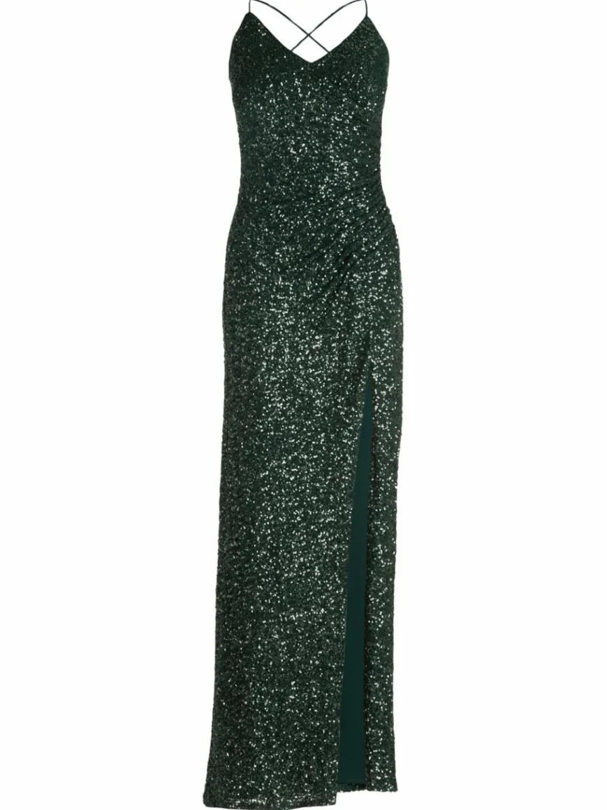 Vera Mont Kleider*Damen Abendkleid grün uni