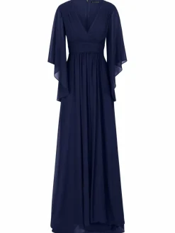 Kraimod Kleider*Damen Abendkleid marine uni