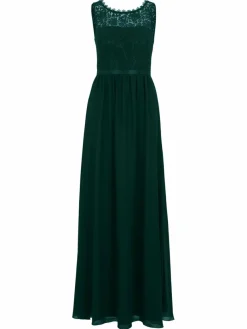 Vera Mont Kleider*Damen Abendkleid petrol smaragd uni