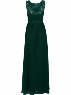 Vera Mont Kleider*Damen Abendkleid petrol smaragd uni