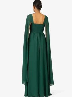 Kraimod Kleider*Damen Abendkleid grün uni
