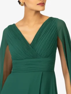 Kraimod Kleider*Damen Abendkleid grün uni