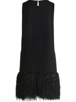 Vera Mont Kleider*Damen Abendkleid schwarz uni