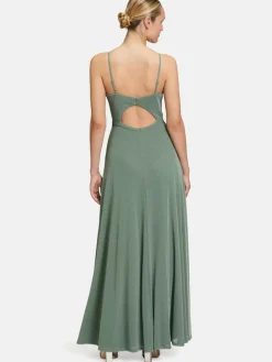 Vera Mont Kleider*Damen Abendkleid grün mint uni