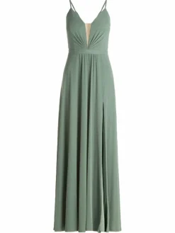 Vera Mont Kleider*Damen Abendkleid grün mint uni