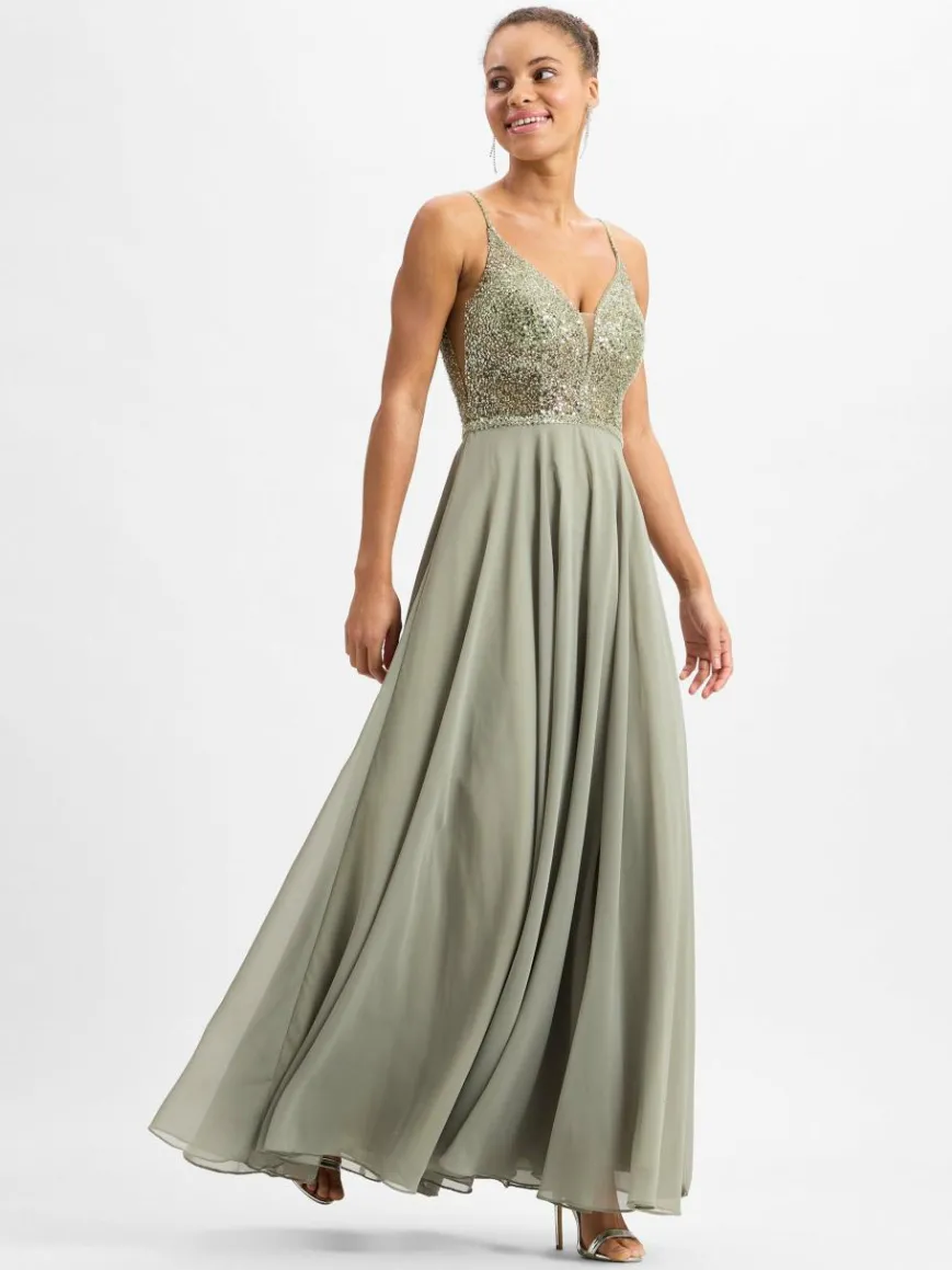 Hey Kyla Kleider*Damen Abendkleid lind uni