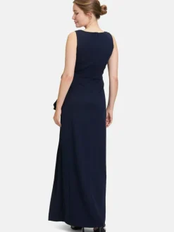 Vera Mont Kleider*Damen Abendkleid marine blau uni