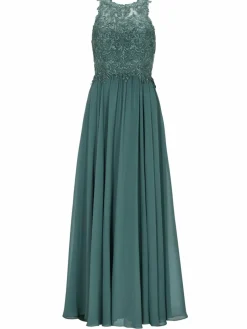 Hey Kyla Kleider*Damen Abendkleid schilf uni