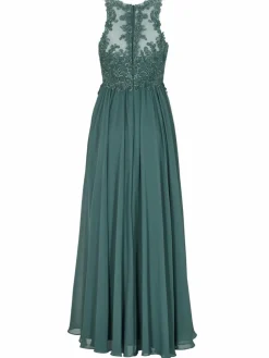 Hey Kyla Kleider*Damen Abendkleid schilf uni