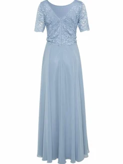 Vera Mont Kleider*Damen Abendkleid blau uni