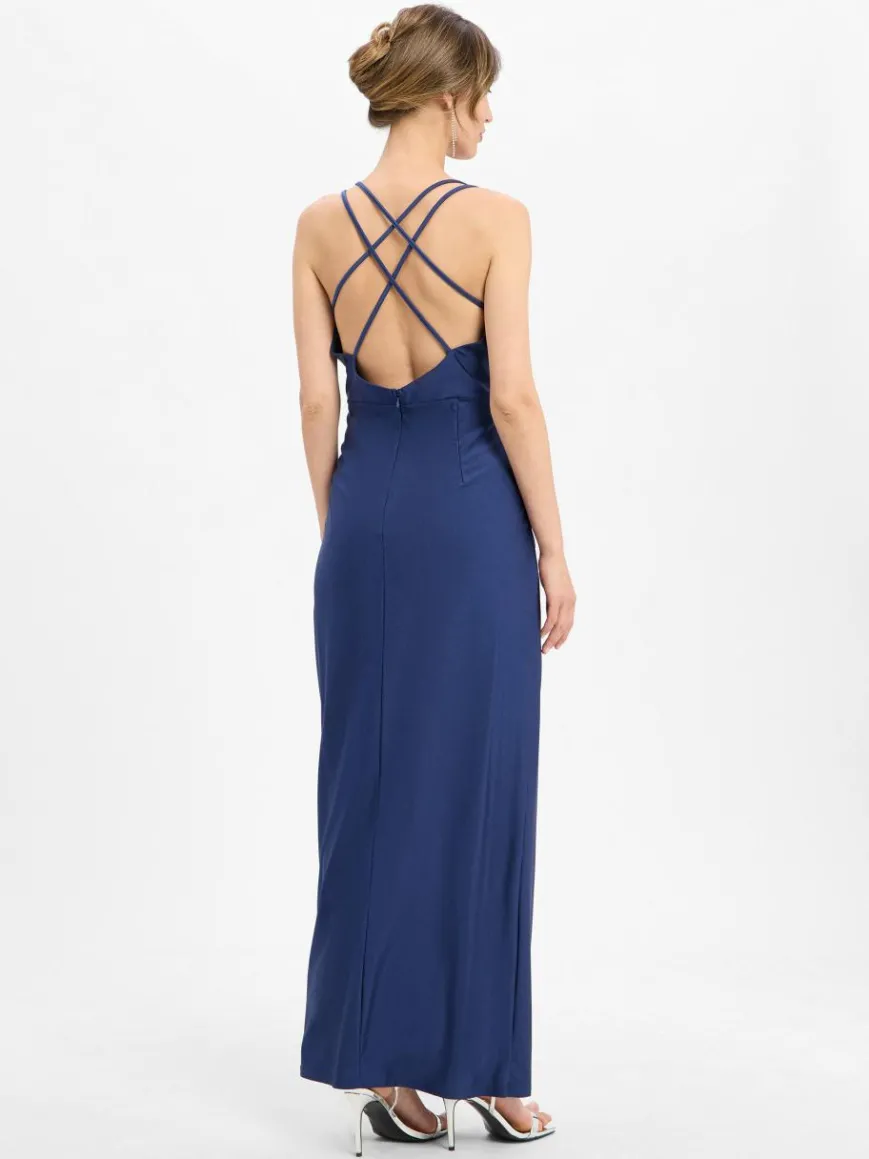 Suddenly Princess Kleider*Damen Abendkleid marine uni