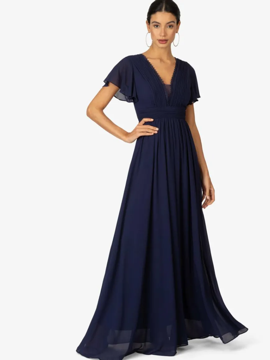 Kraimod Kleider*Damen Abendkleid marine uni