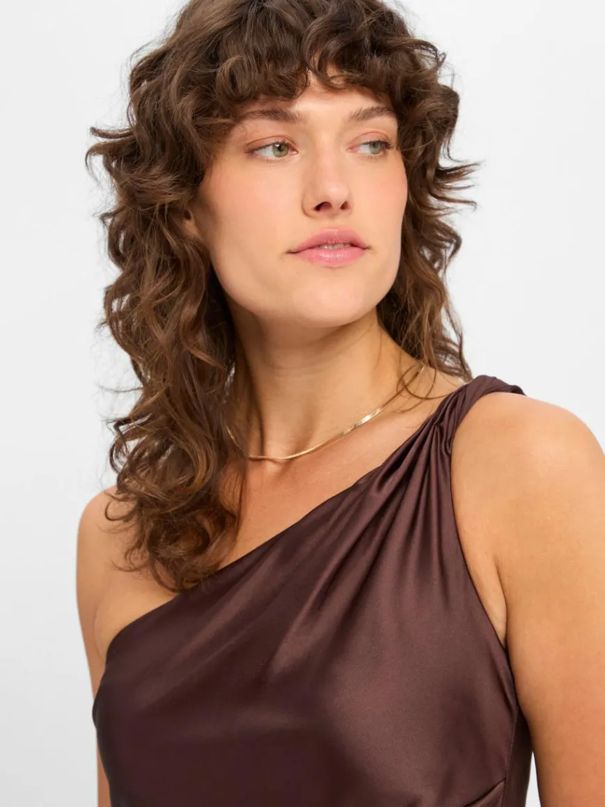 Marie Lund Kleider*Damen Abendkleid schoko uni