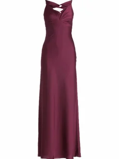 Vera Mont Kleider*Damen Abendkleid bordeaux uni