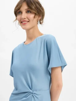 Marie Lund Kleider*Damen Abendkleid hellblau uni