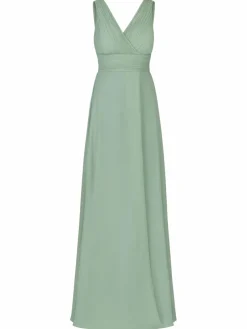 Kraimod Kleider*Damen Abendkleid grün uni