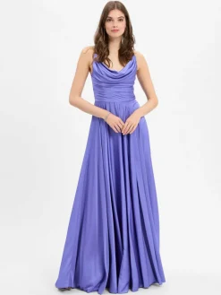 Marie Lund Kleider*Damen Abendkleid lila uni