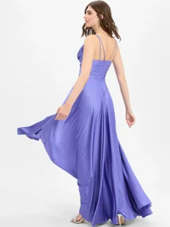 Marie Lund Kleider*Damen Abendkleid lila uni