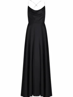 Vera Mont Kleider*Damen Abendkleid schwarz uni