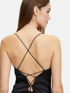 Vera Mont Kleider*Damen Abendkleid schwarz uni