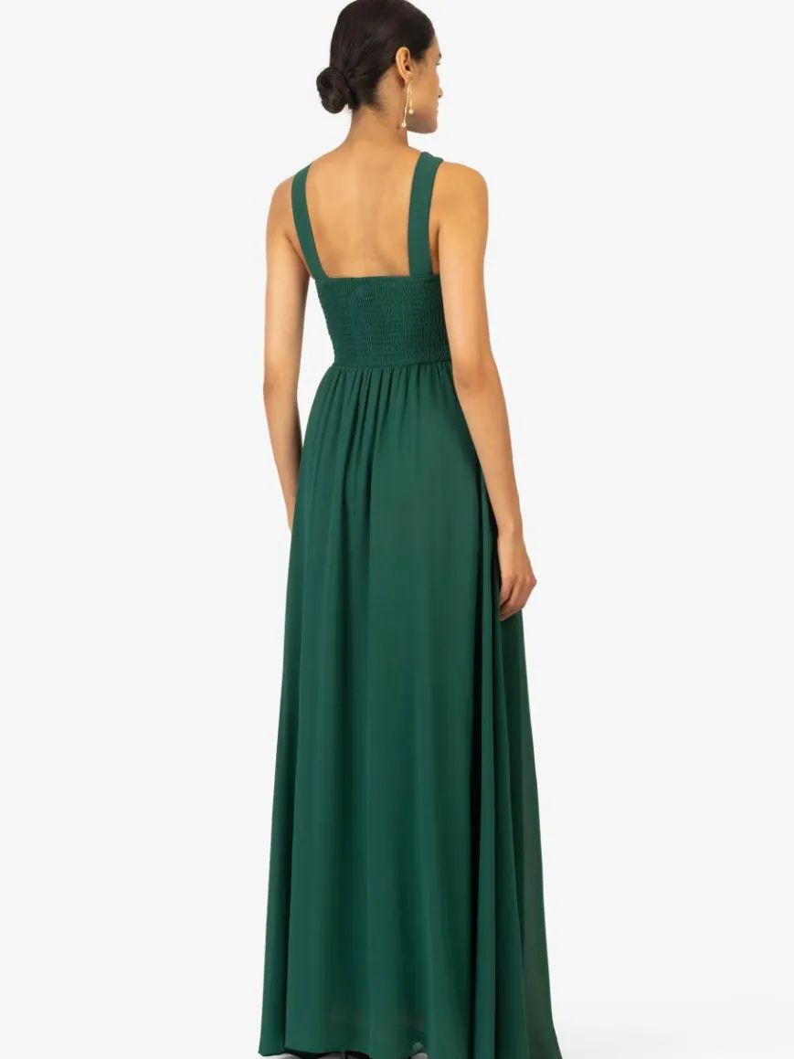 Kraimod Kleider*Damen Abendkleid grün uni