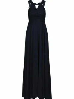Kraimod Kleider*Damen Abendkleid marine uni