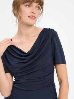 Vera Mont Kleider*Damen Abendkleid marine uni