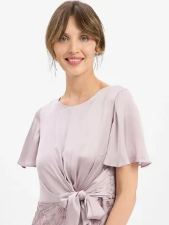 Ambiance Kleider*Damen Abendkleid rosenholz uni