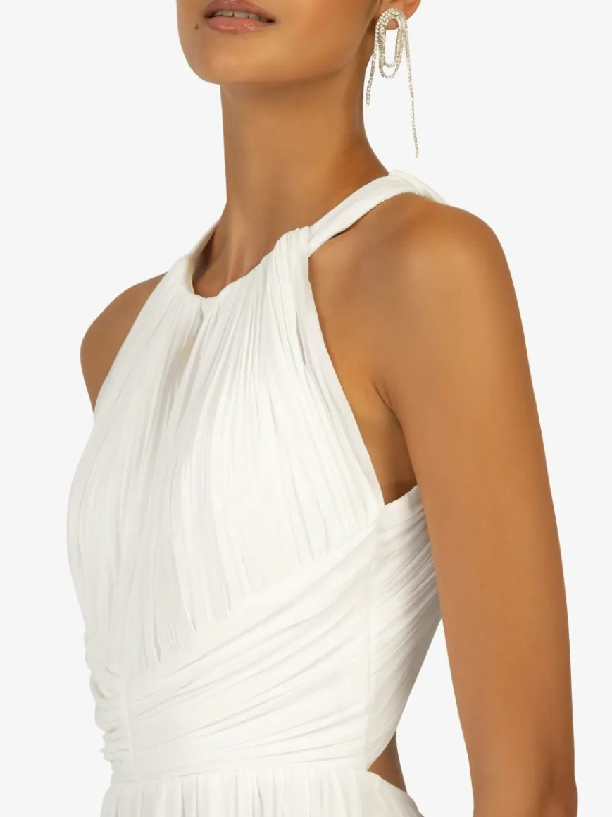 Kraimod Kleider*Damen Abendkleid weiß uni