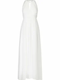 Kraimod Kleider*Damen Abendkleid weiß uni