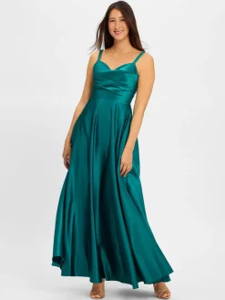 Laona Kleider*Damen Abendkleid smaragd uni