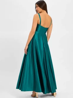 Laona Kleider*Damen Abendkleid smaragd uni