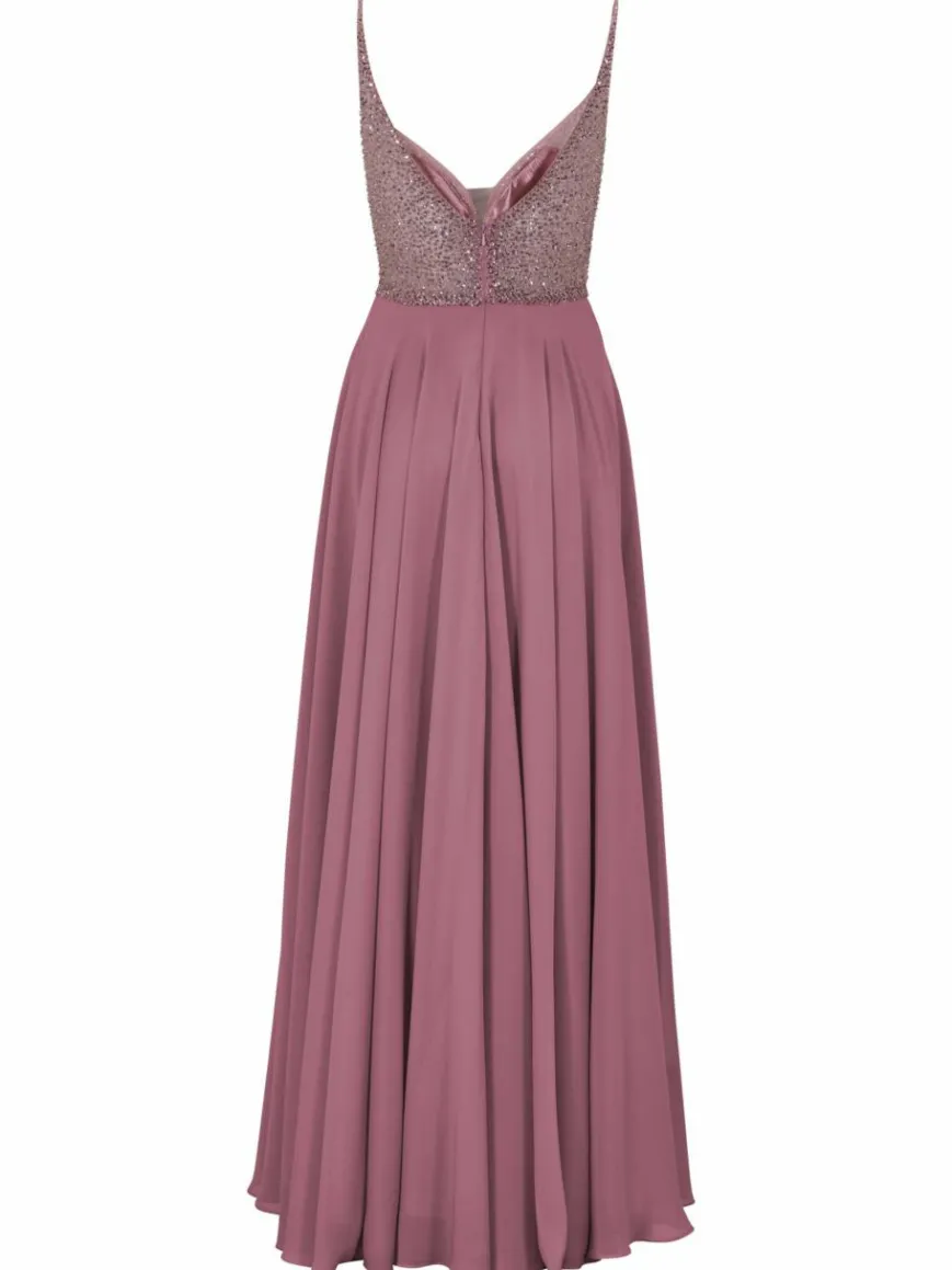 Hey Kyla Kleider*Damen Abendkleid rosenholz uni