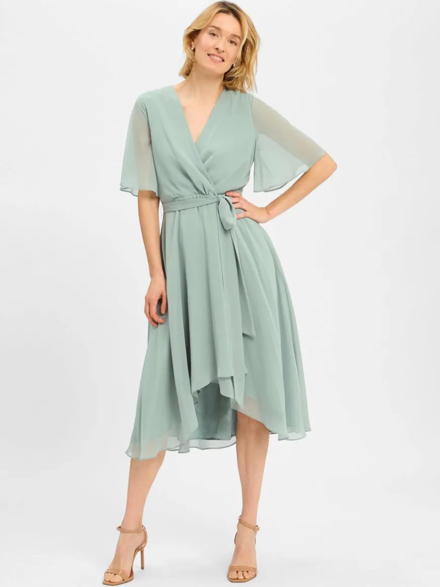 Swing Kleider*Damen Abendkleid lind uni