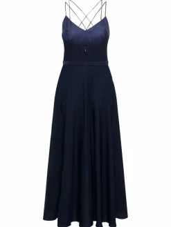 Vera Mont Kleider*Damen Abendkleid marine blau uni