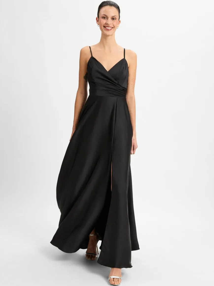 Laona Kleider*Damen Abendkleid schwarz uni