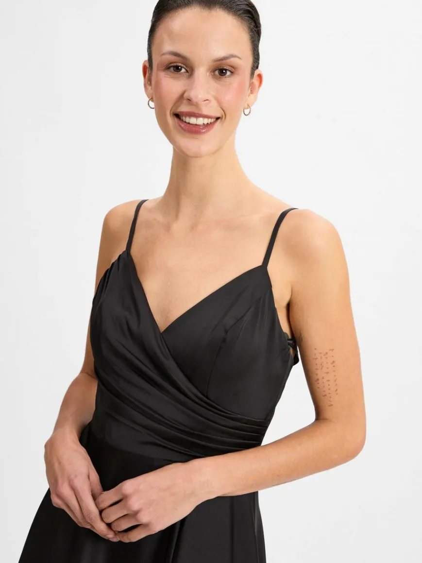 Laona Kleider*Damen Abendkleid schwarz uni