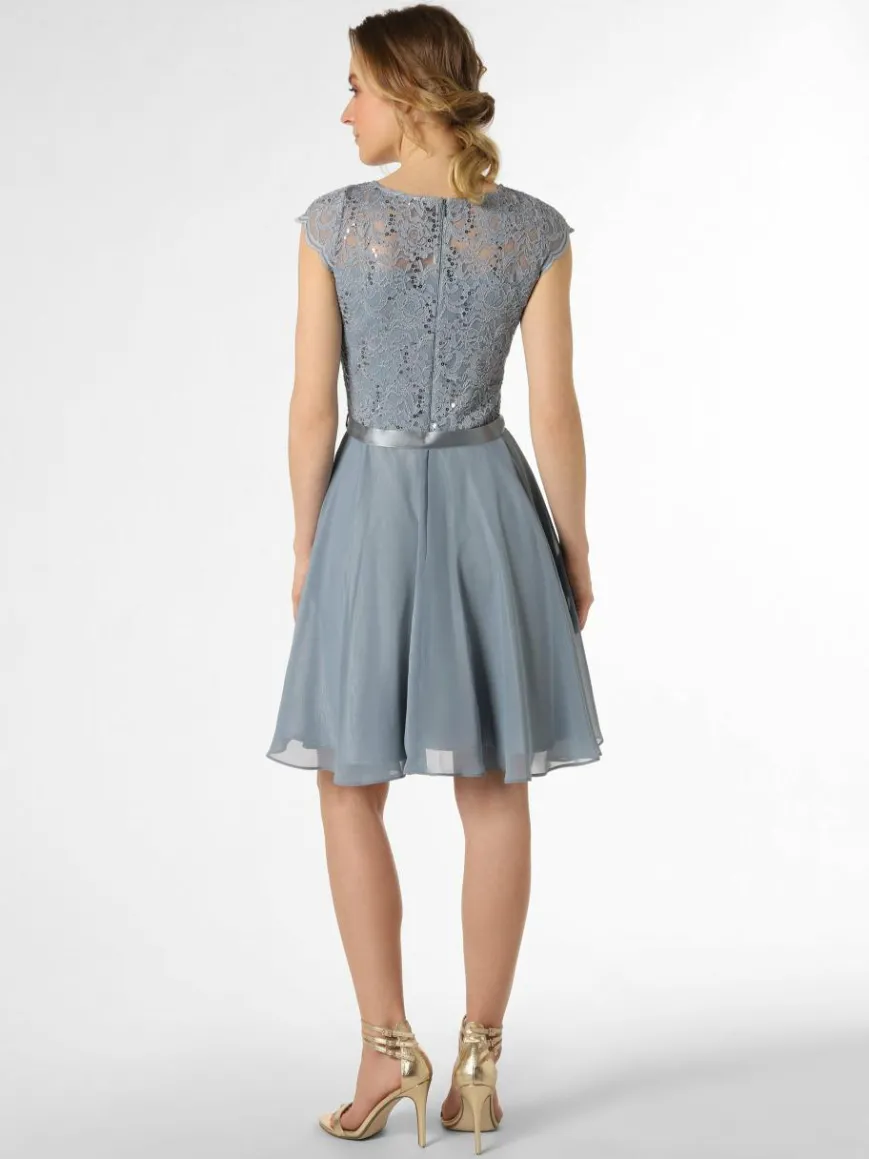 Swing Kleider*Damen Abendkleid indigo uni