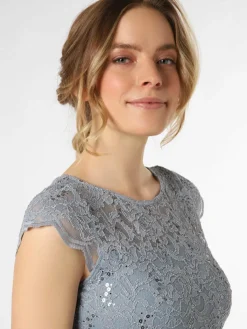 Swing Kleider*Damen Abendkleid indigo uni