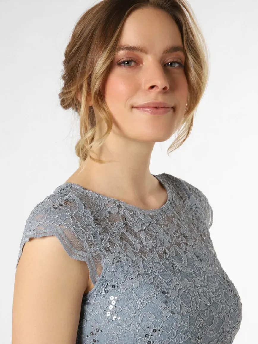 Swing Kleider*Damen Abendkleid indigo uni