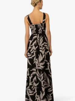 Kraimod Kleider*Damen Abendkleid schwarz gemustert