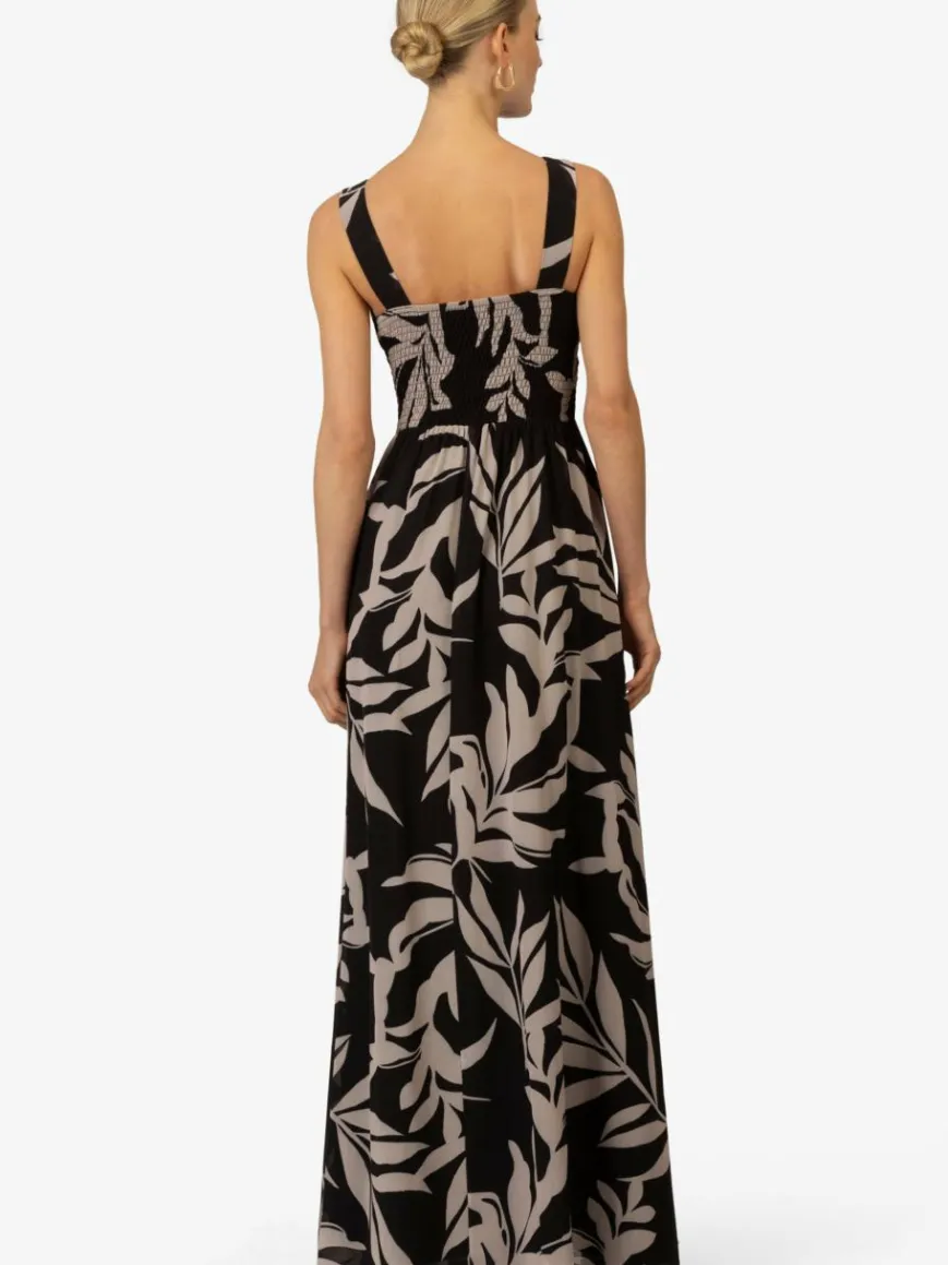 Kraimod Kleider*Damen Abendkleid schwarz gemustert